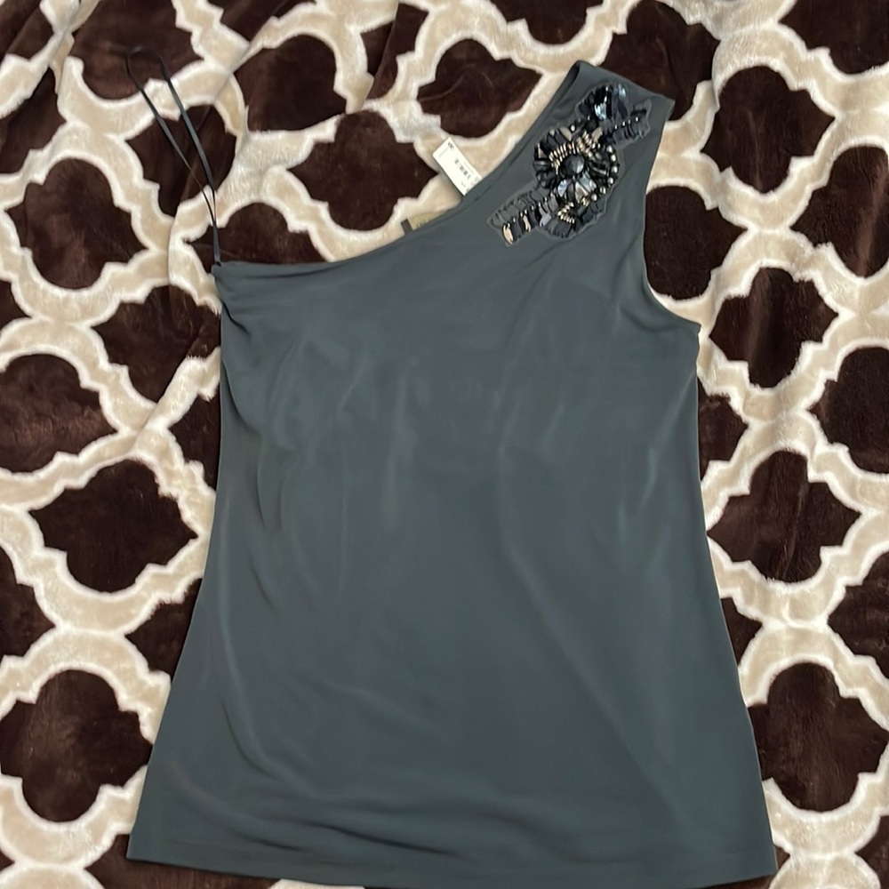 Asymmetrical formal tank👚